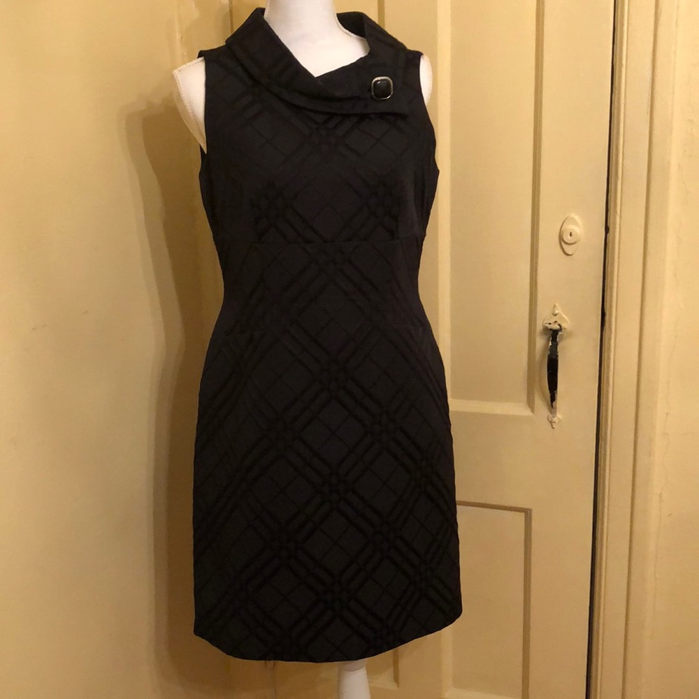 Tahari Arthur S. Levine little black dress 8 petite